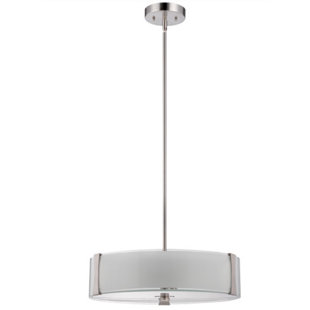Luminaire suspendu tambour 3 lumières DEL