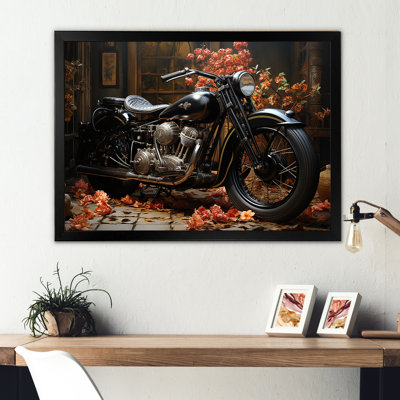Noir mystère de la moto