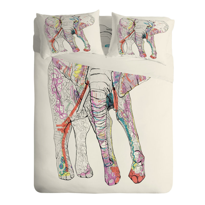 Taie d'oreiller Casey Rogers Elephant 1, Standard
