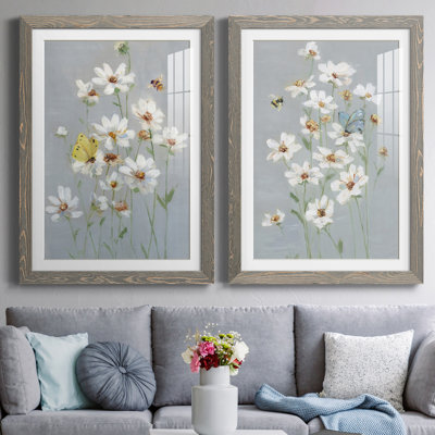 " Gathering Daisies I " 2 - Pieces