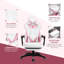 Inbox Zero Adjustable Ergonomic Faux Leather Swiveling PC & Racing Game Chair-1340870765