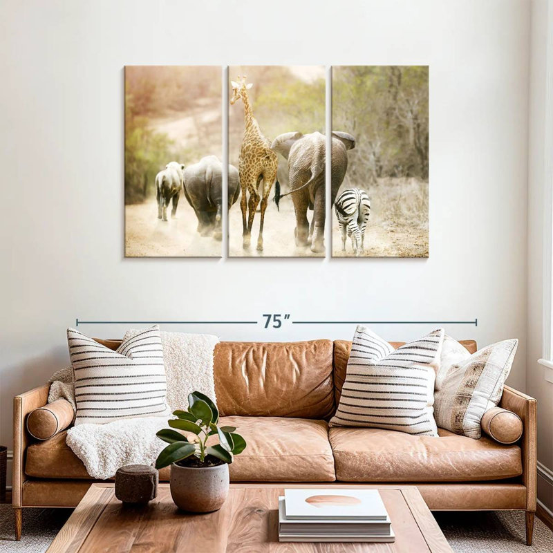 Safari Brampt Friends, 36" H x 57" W