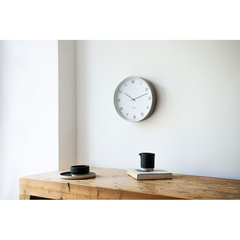Horloge murale en acier inoxydable, Moyen