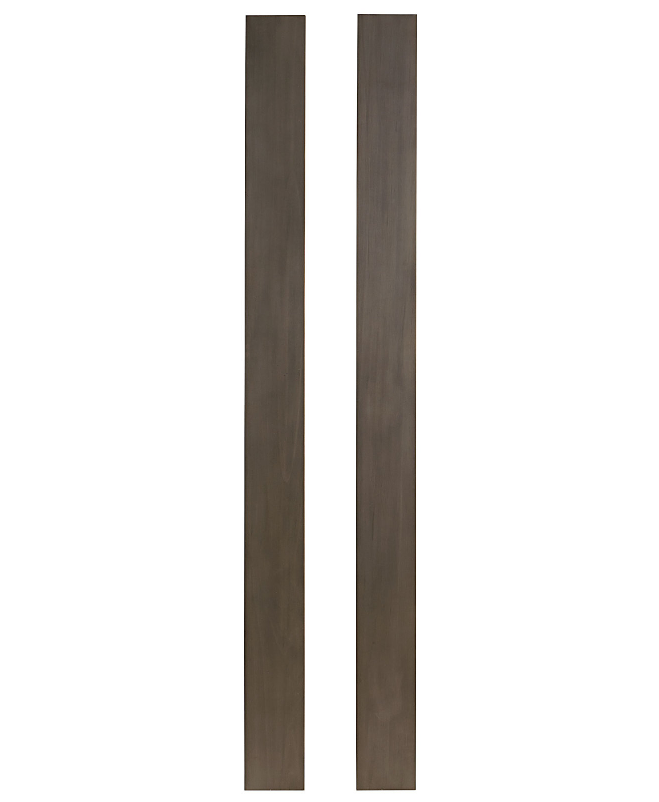 Mabank Farmhouse Wood Full Size Bed Rails, Brown