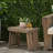 Grey Wood Side Table With Slat Fashion, Foldable, 21.98W X 13.84D 15.62H Foldable In Pizzazz,-585219861