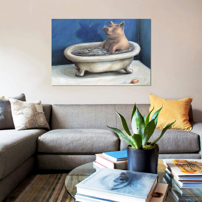 Bathing Beauty by Sandra Bottinelli - Wrapped Canvas Art Print, 66.04 cm H x 45.72 cm W x 1.91 cm D
