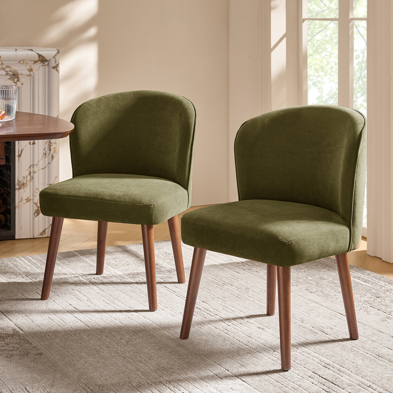 Chaise rembourrée Davia, Moss