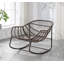 Chaise berçante en acier Dyess