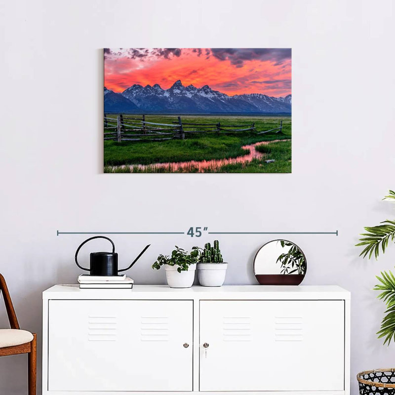 Alvord Grand Teton Sunset, H 20 po x l 30 po