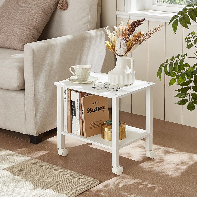 Support pour imprimante à 2 niveaux avec rangement, table pour imprimante sous le bureau, chariot pour imprimante