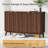 Seyla 55'' Sideboard with Solid Wood Legs & 2 Adjustable Shelves, Four Curved Fluted Door-1385624198