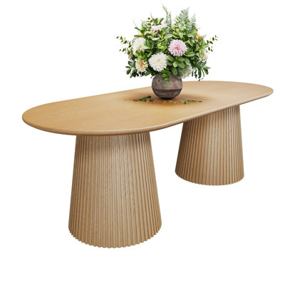 Talisa 86" Double Pedestal Oval Dining Table