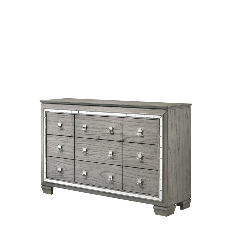Charmante commode avec beaucoup de rangement et un design élégant pour la chambre à coucher