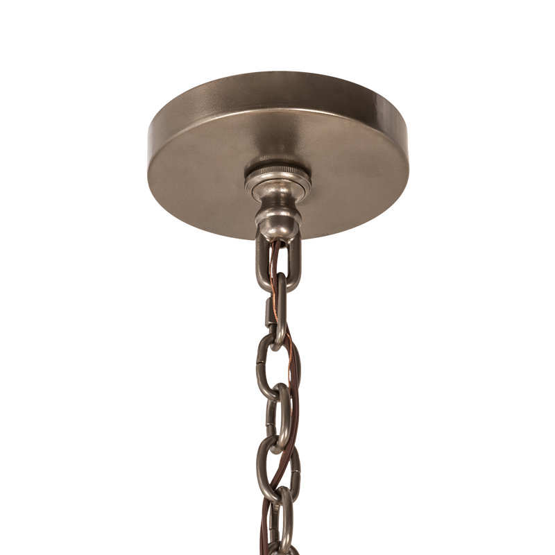 Lustre géométrique unique à 6 lumières Rayni