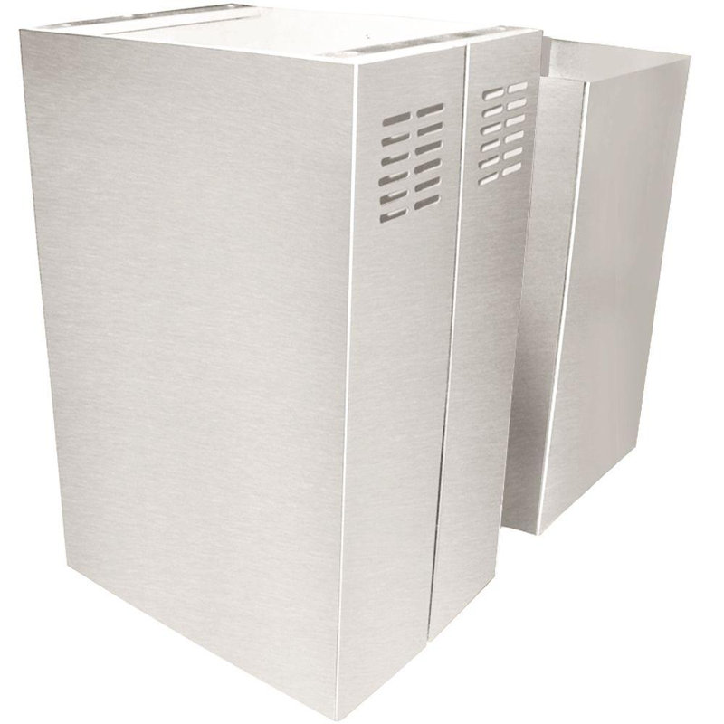 Cavaliere Range Hood Chimney Extension, 30" H x 11" W x 8" D