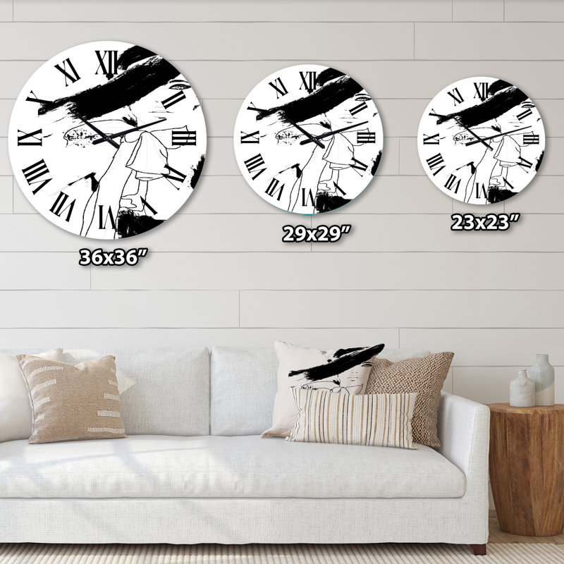 Magnifique horloge murale moderne, Grand