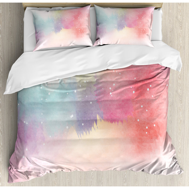 Modern & Contemporary Abstract Duvet Cover, King Duvet Cover + 2 King Shams