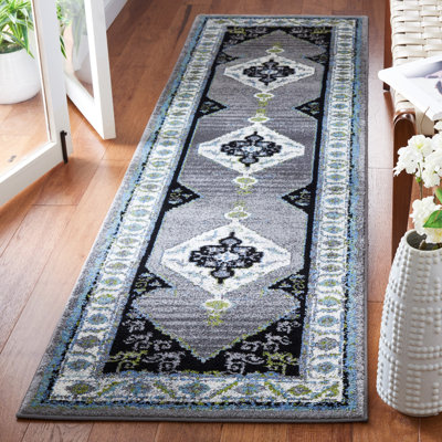 Tapis gris / vert Evanoff 260