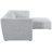 Camani Upholstered L-Shaped Sectional with Ottoman Reversible-1214907494