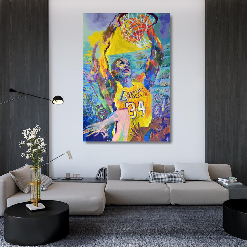 Shaq, 48" H x 32" W