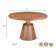 Chaliyah Acacia Round Solid Wood Dining Table