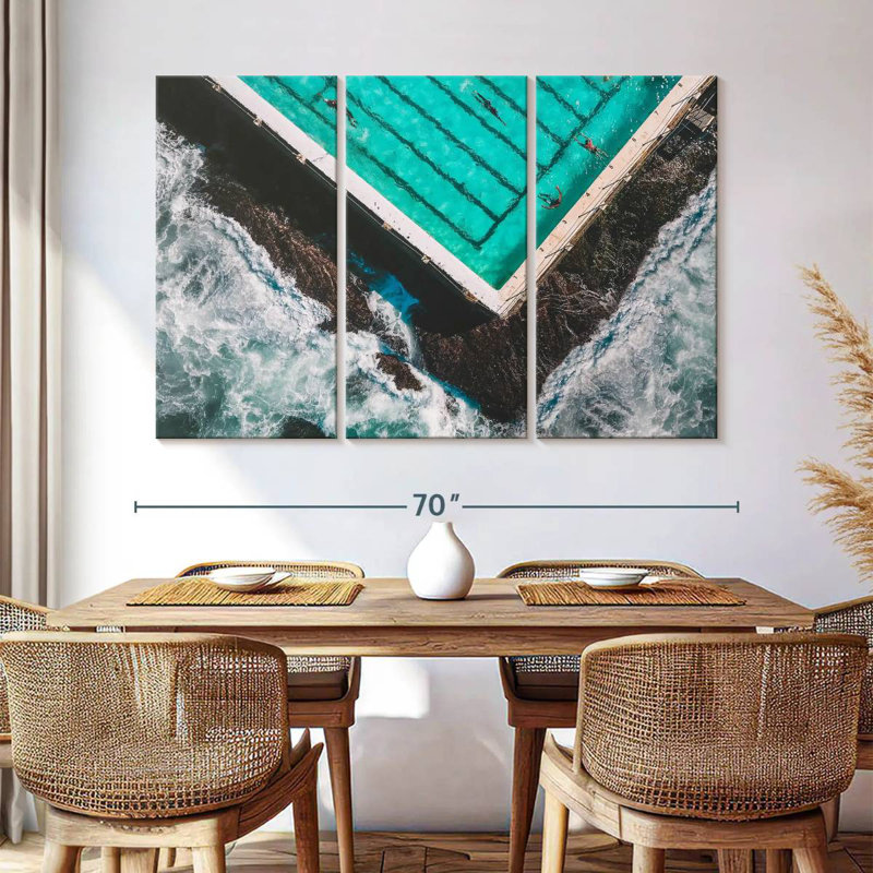 Rorry The Pool By The Beach, 42" H x 65" W