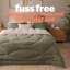 Silentnight Luxury Washed Coverless 10.5 Tog Duvet and Pillowcase-119050553-119050550-119050547