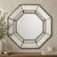Miroir d'appoint octogonal surdimensionné 40 "x 40"