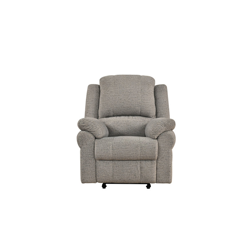 Fauteuil inclinable oscillant, chenille grise, Grey-Beige