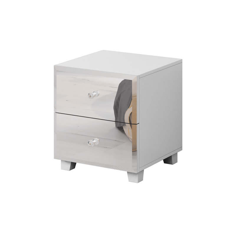 Chawn 45cm W Manufactured Wood Bedside Table