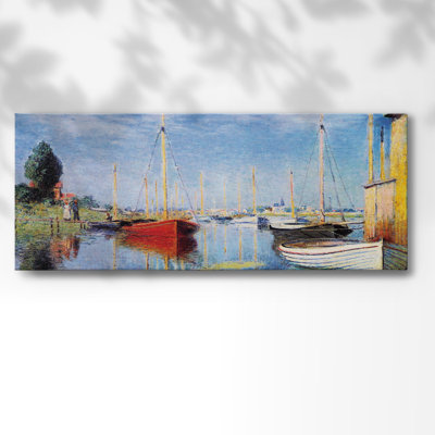 Bateaux de plaisance à Argenteuil par Monet sur toile