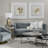 Velvet Swivel Barrel Chair-948163037