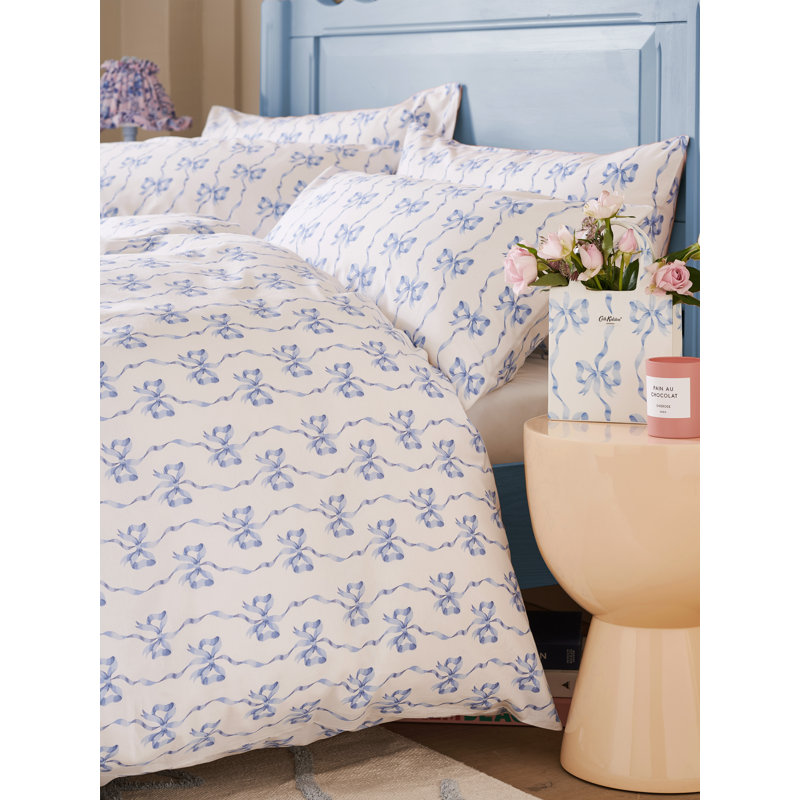 RIBBON BOW, Double Duvet Cover Set + 2 Standard Pillowcases
