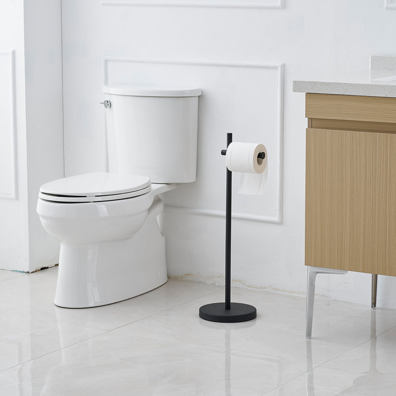 Porte-papier hygiénique, Noir mat