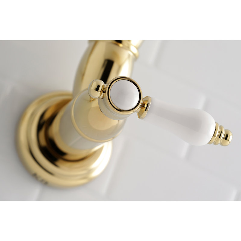 Kingston Brass Bel-Air Two-Handle 1-Hole Wall Mount Pot Filler Faucet