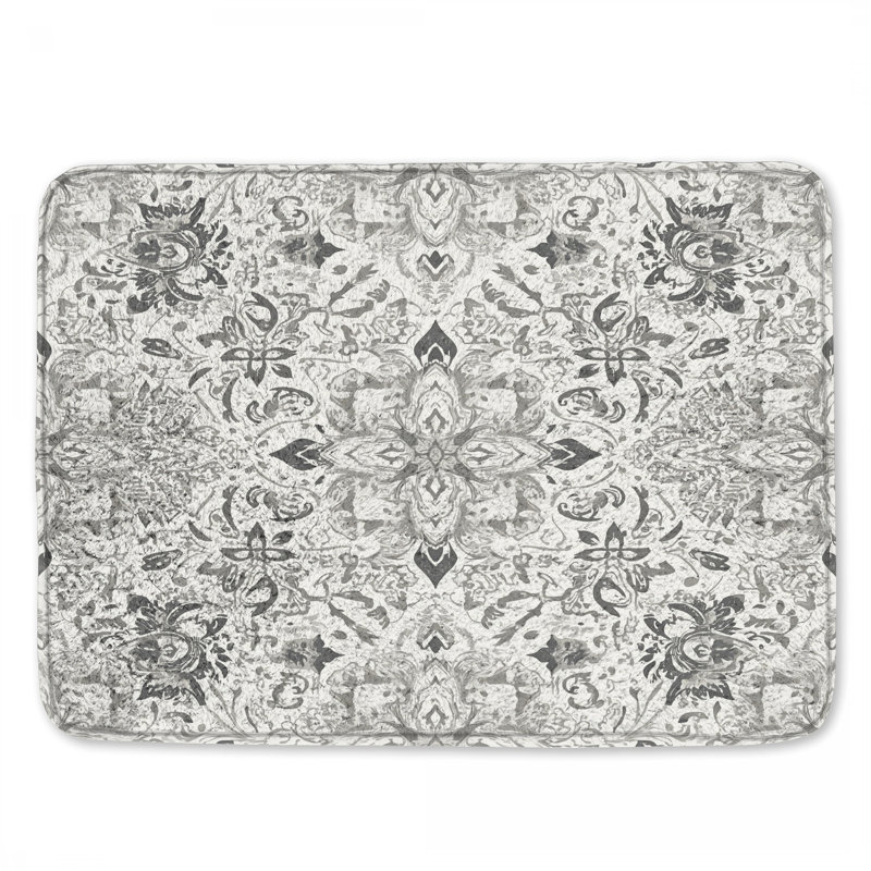 Tapis de bain Ornate, L 24 po x L 17 po