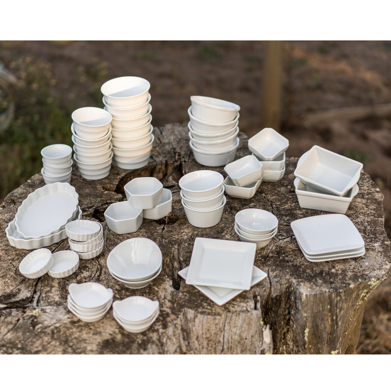 BIA Cordon Bleu Stockholm White Porcelain 3 oz Ramekins