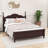 Brochan Wood Platform Bed with Headboard-1736922169-1736922168