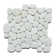 Snowflake 12" x 12" Cement Mosaic Floor Use Tile