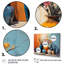 «Blue Italian Pottery Expressions - Boho Pottery», art mural-537963373-537963365