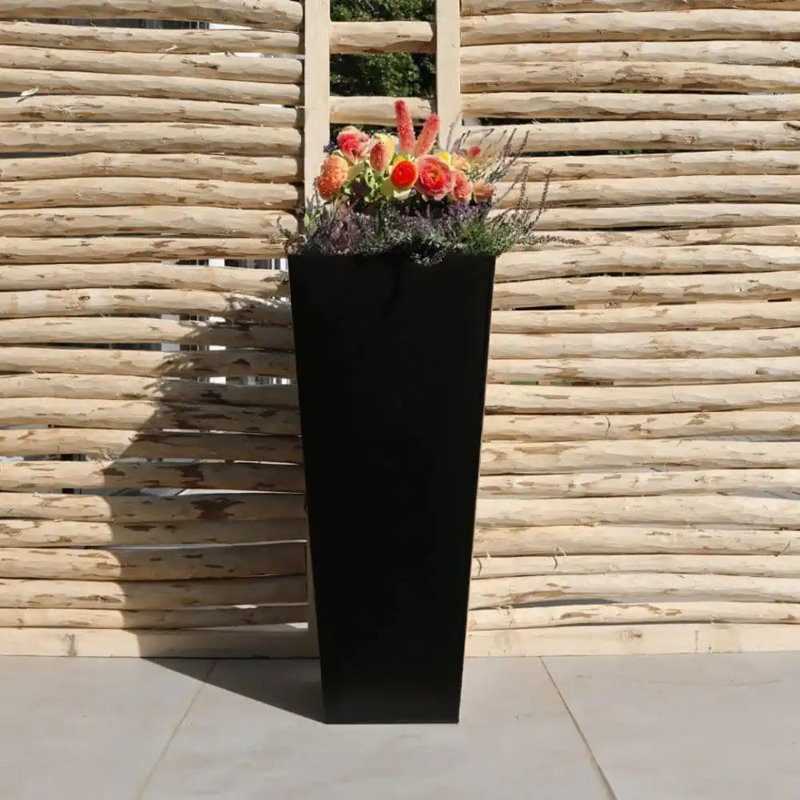 Benni Planter Box, 70cm H x 30cm W x 70cm D, Black