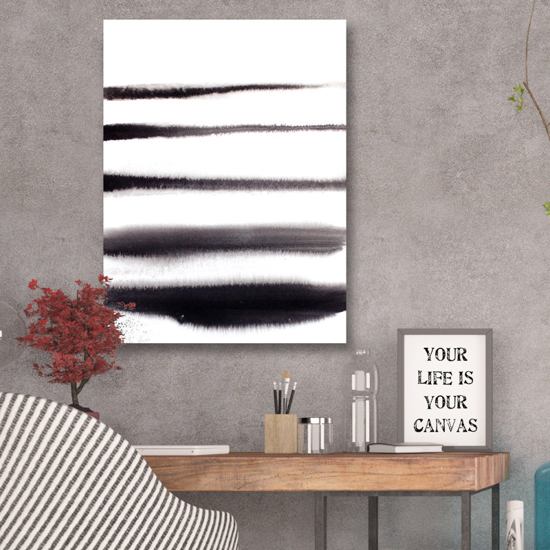 « invisible zèbre » par kent youngstrom, reproduction d’art sur toile tendue, H 48 po x l 36 po x P 1,5 po