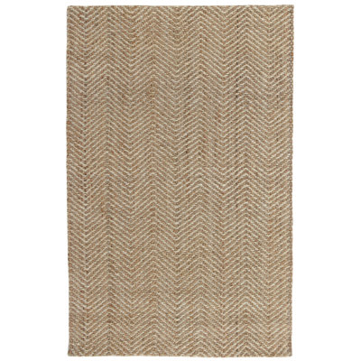 Chevron Hand-Woven Jute Area Rug By Kosas Home