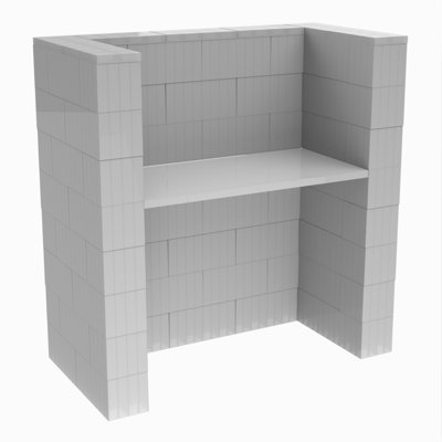 48" Tall Simplicity Desk Kit
