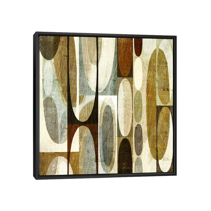 Mod Pods, impression sur toile tendue, H 18 po x l 18 po x P 1,5 po, Toile avec cadre noir, Pas de tapis