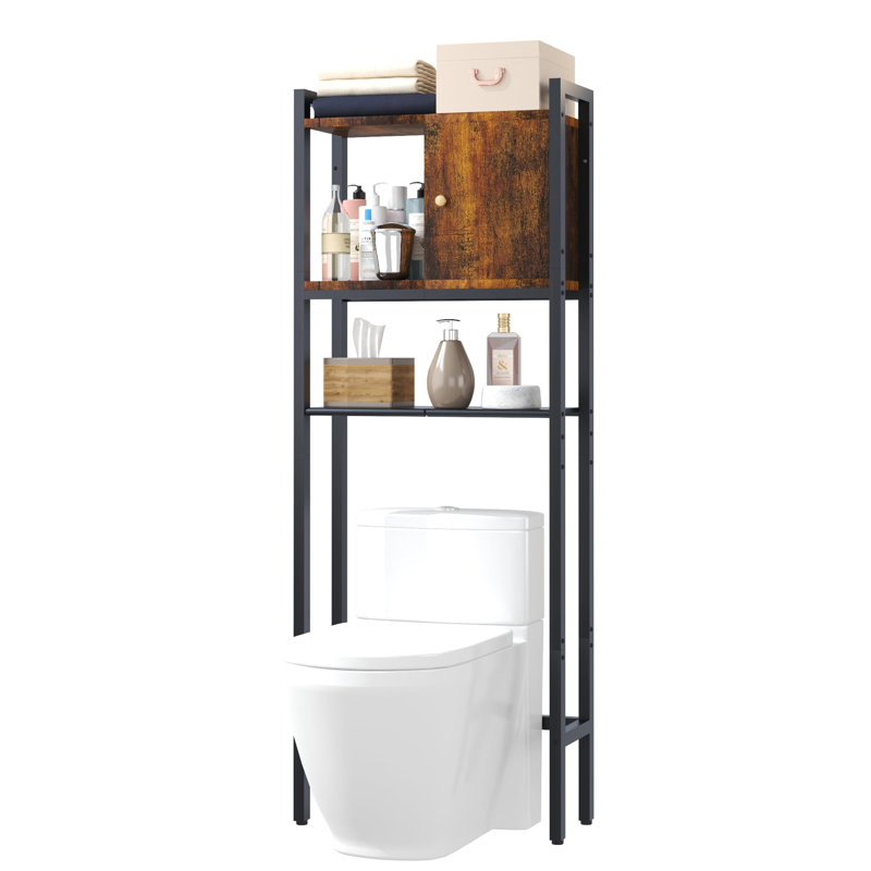 Rangement au-dessus de la toilette, Bois