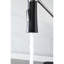Robinet de lavabo utilitaire noir mat en nickel brossé, extractible avec distributeur de savon, robinet de cuisine à débit de 1,8 gallon par minute en métal, distributeur pour un trou