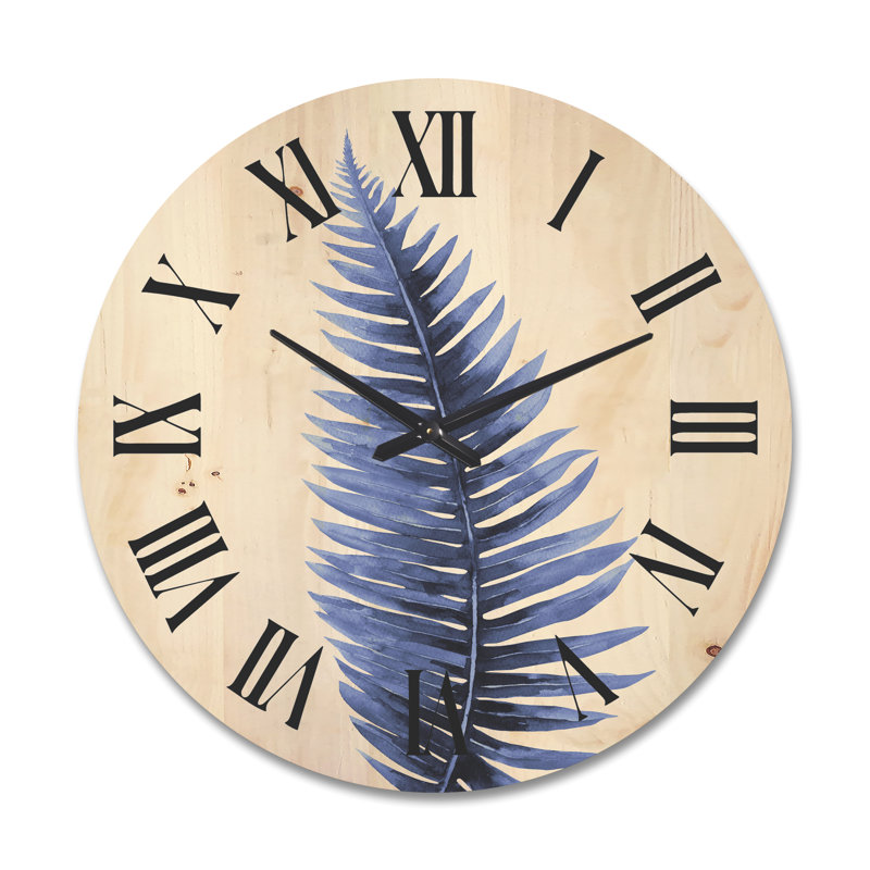 Horloge murale en bois Tropical, Très grand