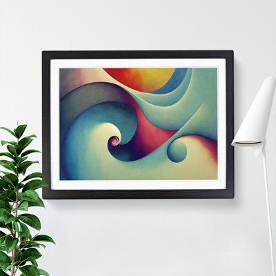 XH1022-6092X Modern Fractal Vol.4 Abstract - Single Picture Frame Print