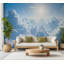 Papier peint nuages - rayons de soleil chauds-166664585